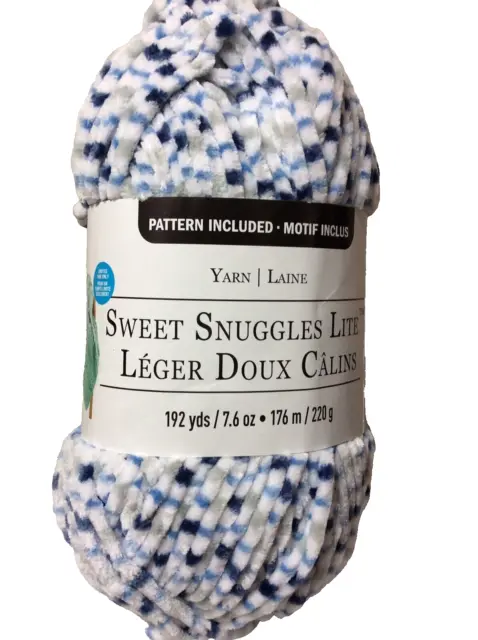 LOOPS & THREADS Sweet Snuggles Lite Yarn Nautical $11.99 - PicClick