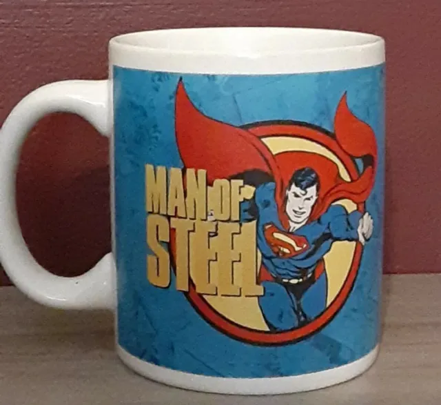 DC Comics Superman Man of Steel Collectible 12 oz. Ceramic Coffee Mug