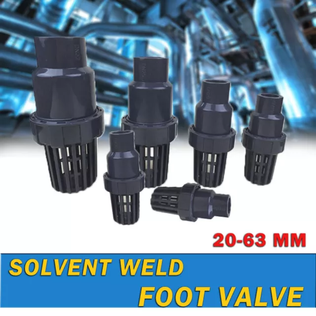 Valvola a pedale DN15A-50A Φ20 mm- Φ63 mm filtro di aspirazione cesto di aspirazione plastica non ritorno