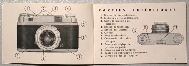FOCA MODE D'EMPLOI DU FOCAsport II mod -1 c1958 2