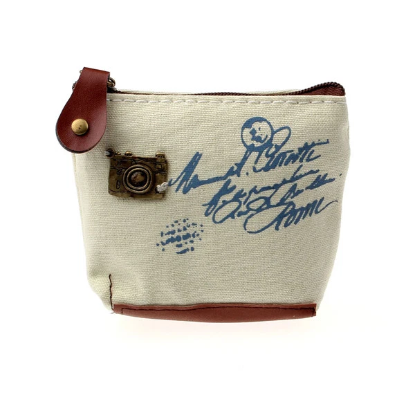 Porte-monnaie Ancien En Cuir - Logo Chien Cerbère - Occasion - Femme
