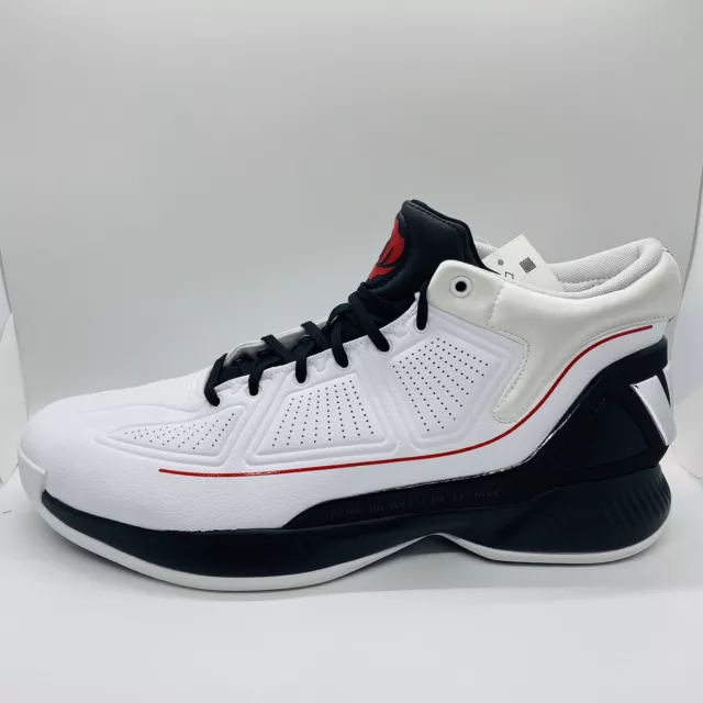Adidas D Derrick Rose 3 Black Red Scarlet Mens Size 8 Basketball Shoes  G48788