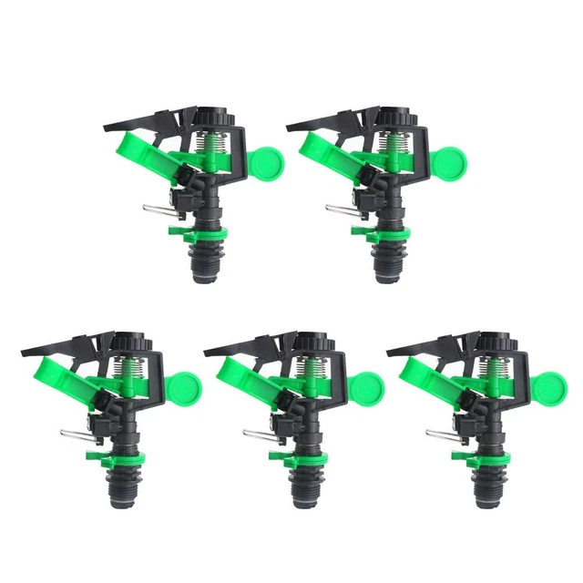 Impact Sprinkler Accessories Installation Reinstallation 5Pcs ABS Plastic Head