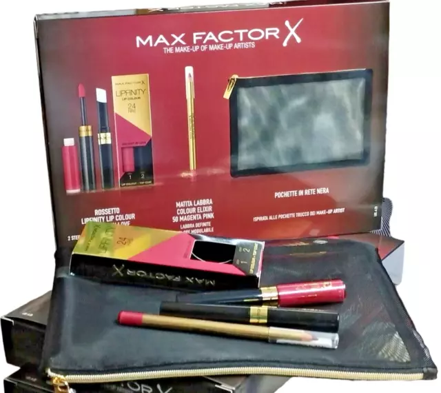 Labbra Che Parlano di Eleganza Max Factor The Make Collection e Pochette a rete