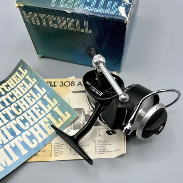 VINTAGE MITCHELL 308A Ultra Light Spinning Reel Made in France Parts $9.99  - PicClick