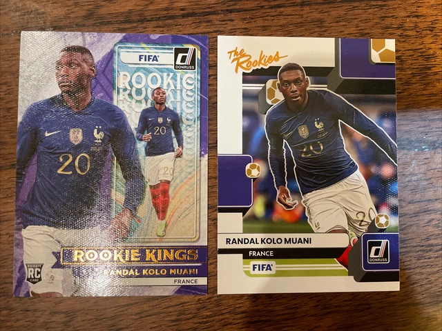 PANINI DONRUSS SOCCER 2022-23 RANDAL KOLO MUANI ROOKIE KINGS + The Rookies 🇫🇷