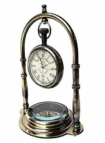Violon Compas Horloge Laiton Avec Couleur Marron Taille 2057cm Montres Victoria
