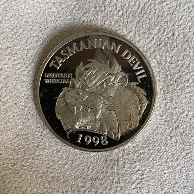 Tasmanian Devil  Warner Bros. Studios Token Coin Metal- 1998
