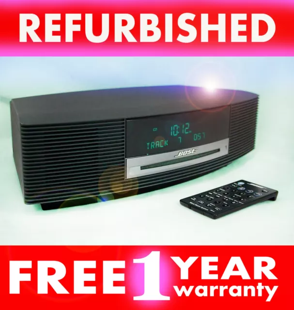 Refurbished Bose Wave Music System CD Player AM/FM Radio AWRCC1 Graphite Grey