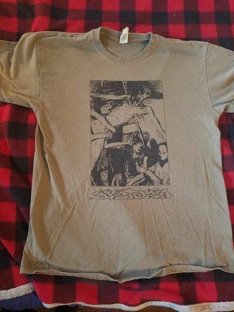 Dystopia, Dystopia Shirt sand short sleeve T Shirt classic style vtg 90s H8656