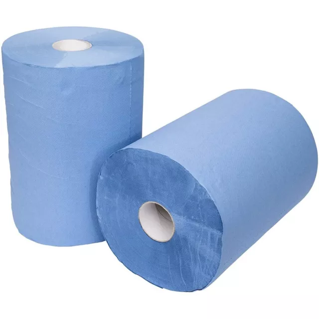 Profi Putztuchrolle Werkstattrolle Putzpapier 36x35cm 2 Lagig blau 1000 Blatt