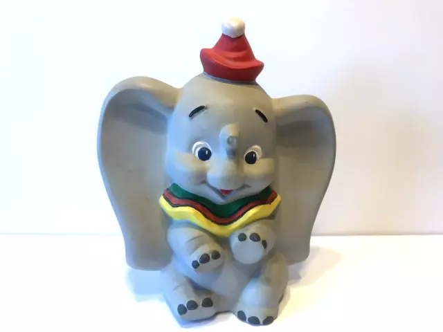 Vintage Walt Disney Productions Dumbo Red hat Elephant Ceramic Figurine