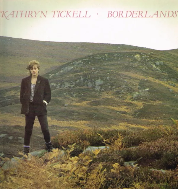 Kathryn Tickell Borderlands LP vinyl UK Black Crow 1986 Small sticker on back of