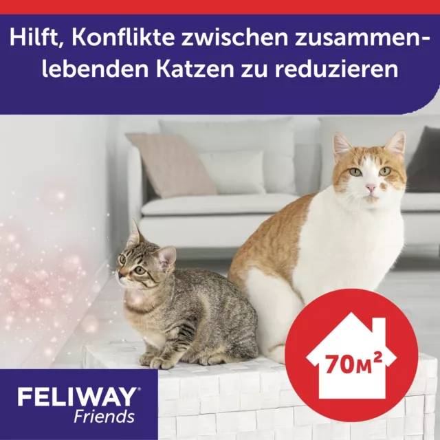 Feliway FRIENDS Starter- Zerstäuber Set (Stecker + 48ml Flacon) 2