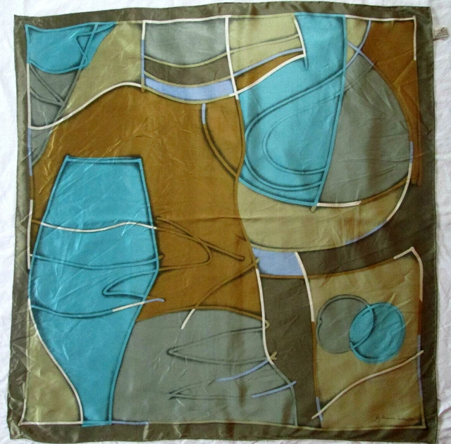 Carre foulard en soie -Yves Saint Laurent - 85*85 - vintage 90 - Accessoires & Bagagerie
