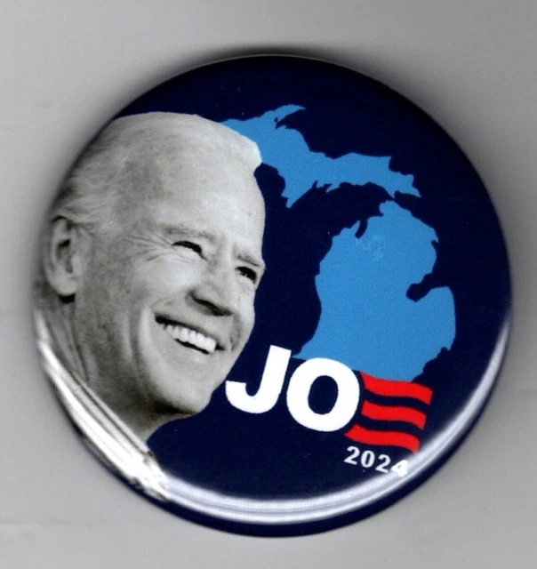 JOE BIDEN 2024 SIX INCH campaign pin button political 1.30 PicClick