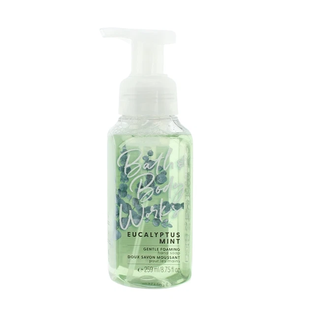 BATH & BODY Works Hand Wash Eucalyptus Mint Gentle Foaming 259ml Soap ...