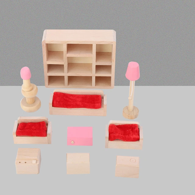 (living Room)1:12 Doll House Furniture Lifelike Simulation Mini 1:12 Doll House