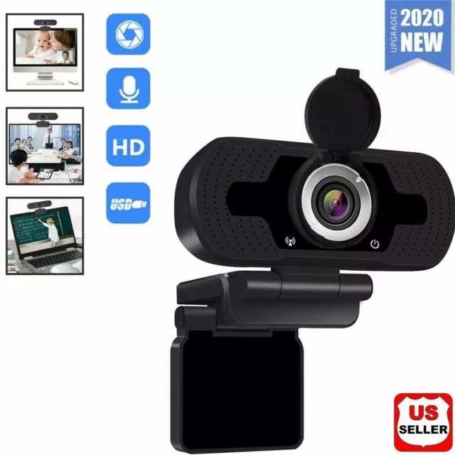 1080P Full HD USB Webcam for PC Desktop & Laptop Web Camera with Microphone/FHD