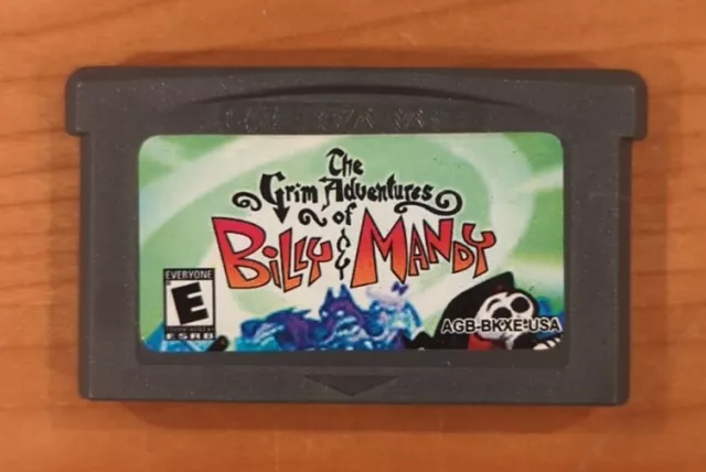 The Grim Adventures Of Billy, And Mandy GBA Cartridge Only( Tested)