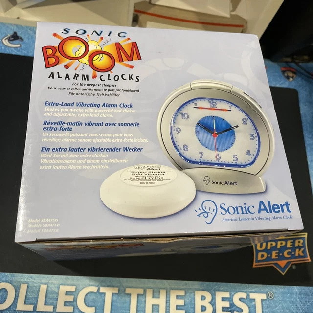 SONIC BOMB SBA475SS Sonic Boom Analog Alarm Clock 57.99 PicClick