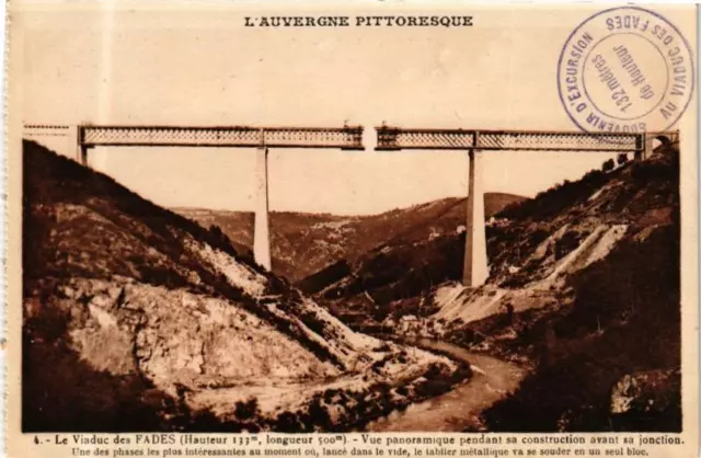 CPA L'Auvergne Pictoresque - Le Viaduc des FADES (height 133m length (244712)