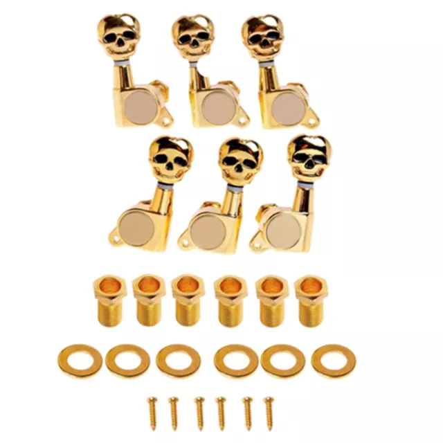 Machine heads 3R3L Tuning Pegs Tuners Gold Machine heads for electric guitar