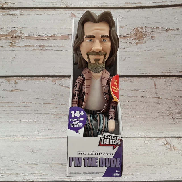 Shelf Talkers The Dude Talking Plush - 12 Inch Pull-String Toy With 14+ Movie Quotes From The Big Lebowski - Collectible Gift For Fans - View #2