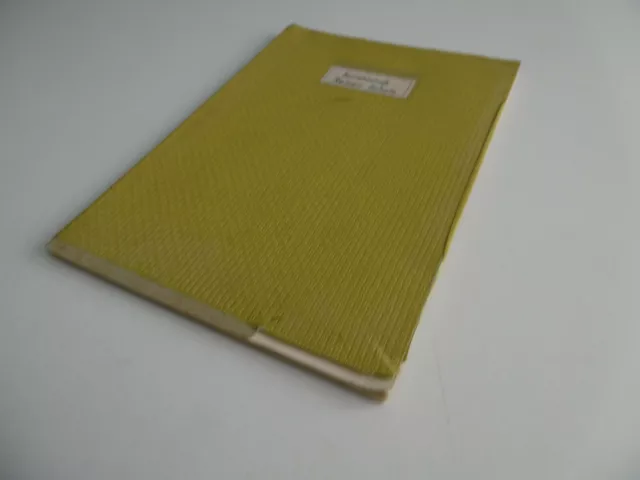 Berichtsheft Tischler Schreiner Handwerk 1968 Wochenbuch Zeichnungen Aufsätze