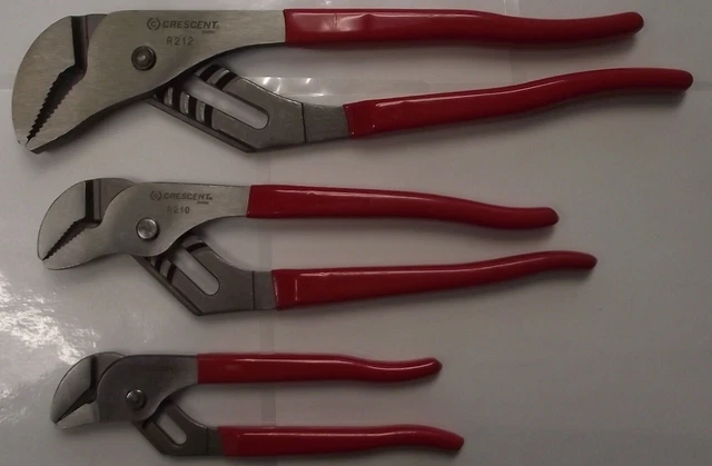 Crescent Tools R200SET3 3 Piece Tongue Groove Pliers Set, 7", 10", 12" Crescent Tools R200SET3 3 Piece Tongue Groove Pliers Set, 7", 10", 12"