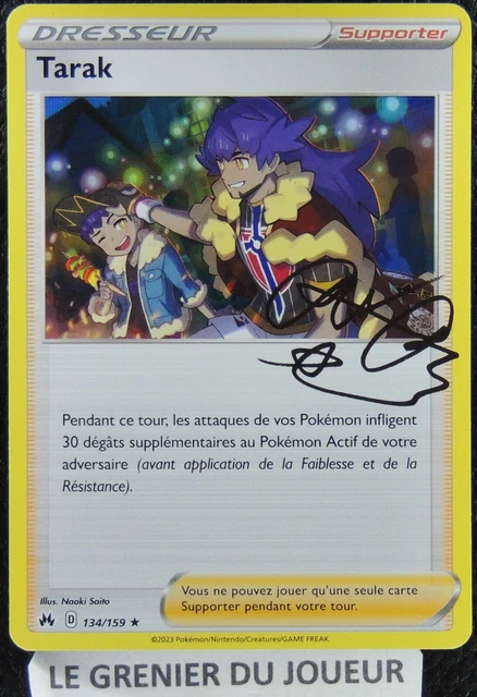 Pokemon Card Tarak 134/159 HOLO RARE ZENITH SUPREME FR NEW