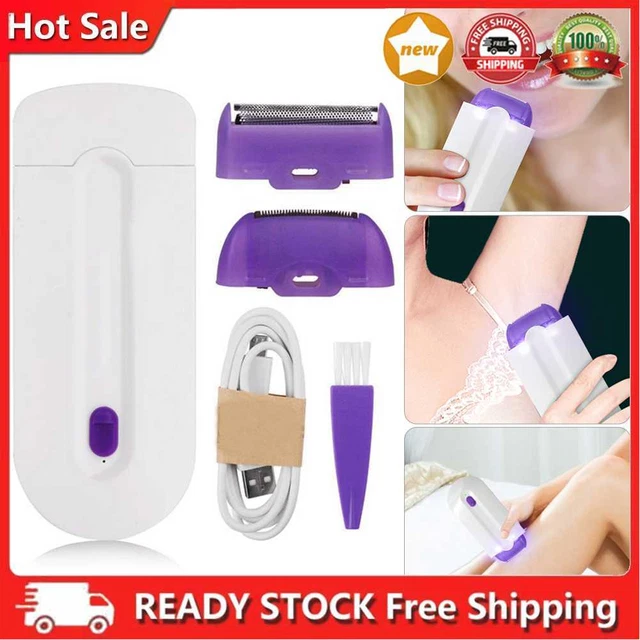 Kit de depiladora eléctrica recargable para mujer recortadora de cabello dispositivo de uso doméstico