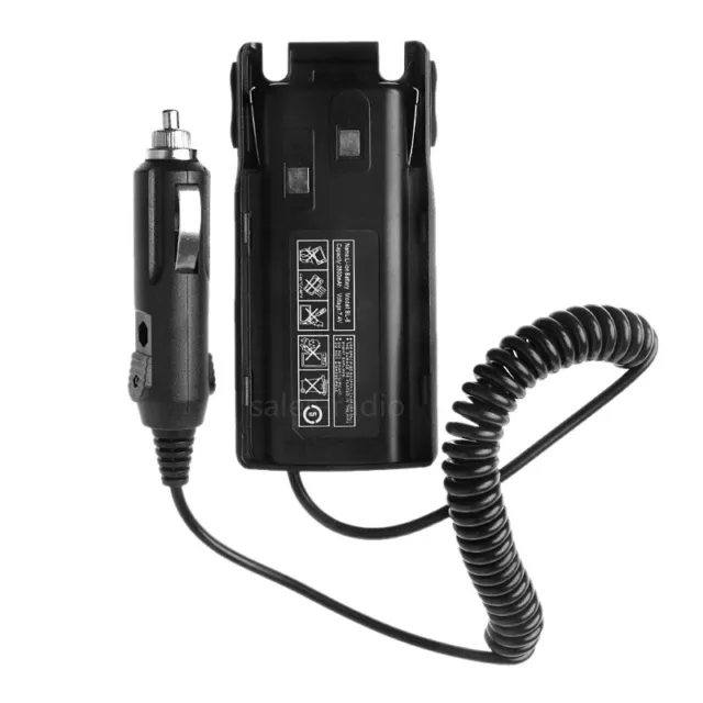 BL-8 Caricabatterie Eliminatore Batteria Auto per Radio BaoFeng UV-82 UV-8D Walkie Talkie