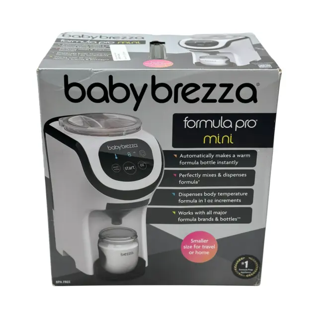 Baby Brezza FETEGT1735 White Pro Mini Baby Formula Maker Mixer Machine Open Box