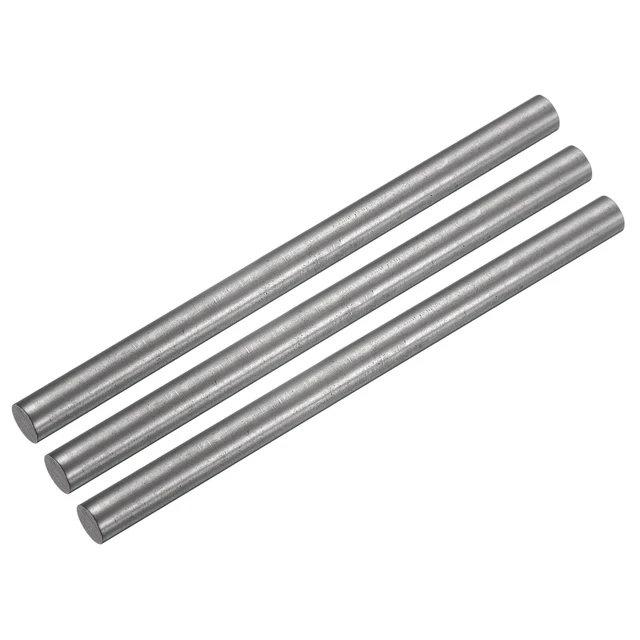 Graphite Rod Graphite Stirring Rod Stick Rod 150x10mm Black, Pack of 3
