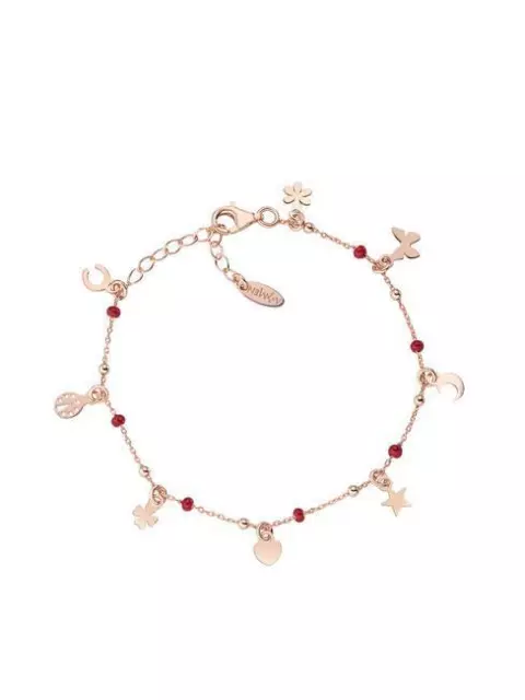 Femme Bracelet AMEN Fortuna en Argent Roses ND à Choisir = P Brsmfor