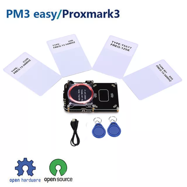 Proxmark3 Easy V2 DEV-Kits M1 IC Integrierter Prox Kartenleser Entschlüsseler in 3