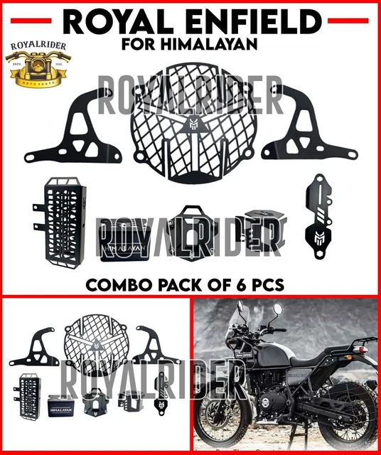 Royal Enfield Himalayan 411 Genuine Service Pack – 4pc: Air Filter, Oil Filter, Clutch Cable, Throttle Cable – India