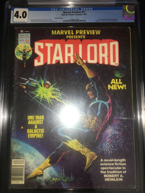 Marvel Preview #11 CGC 4.0 - Variant Cover - Star-Lord Appearance - 1977