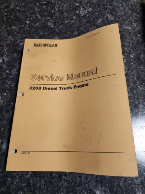 Caterpillar 3208 Diesel Truck Engine Service Manual 40S1-UP 2