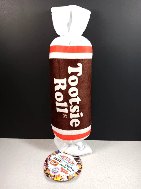 Tootsie Roll Pop Plush 7" Sweet Plush Toy Factory Candy 2022 Chocolate New