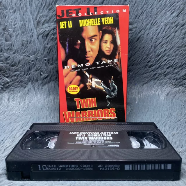 Twin Warriors VHS Demo Promo Screener Video Jet Li Michelle Yeoh Martials Arts