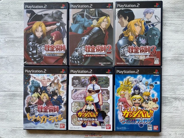 SONY PS2 Hagane no Renkinjutsushi 1 2 3 Dream carnival & Konjiki no Gash Bell