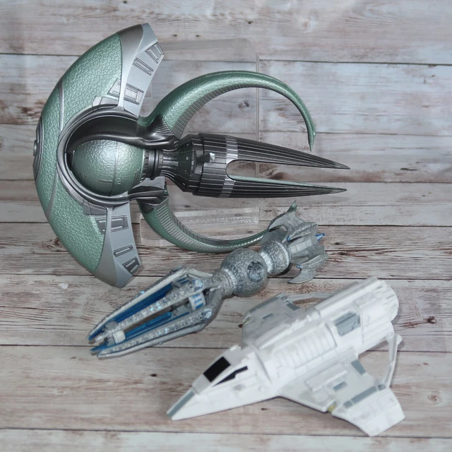 Star Trek Eaglemoss Bajoran Raider Krenim Temporal Weapon Ship Jellyfish