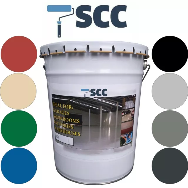 Garage Floor Paint - Commercial - Industrial - Concrete Floor Paint 20 Litre-