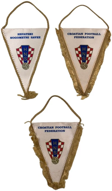Federcalcio croata 3 gagliardetti