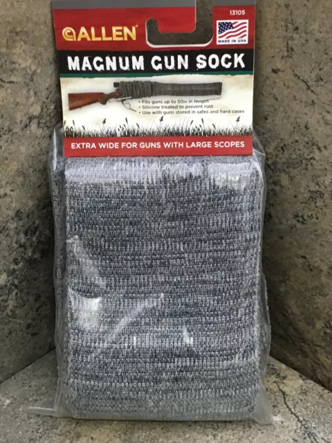 New Allen Oversized Knit Gun Sock 13105 Fits Guns with Large Scopes Made in USA