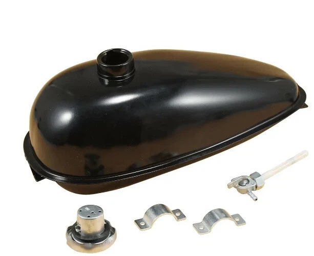 1 Gallon gas tank kit fits Cruzzer whizzer motorbikes and motorized bicycles