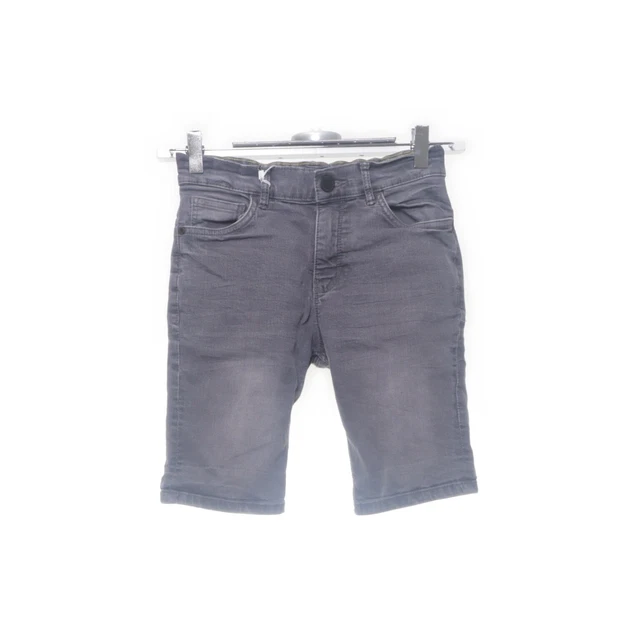 Next, Jeans Shorts, Größe: 146, Grau, Baumwolle/Polyester/Elasthan