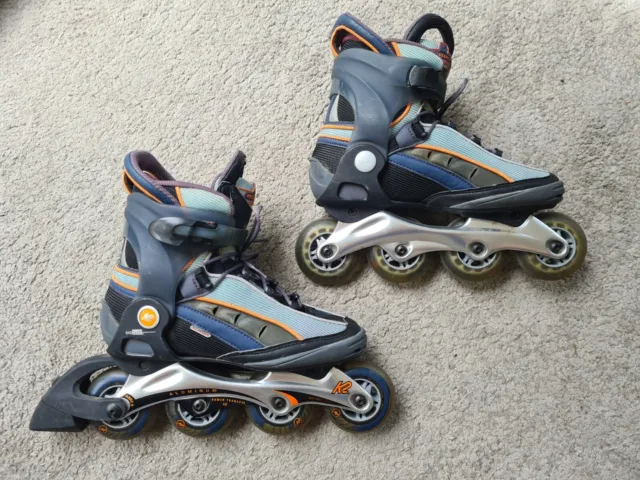 Inline Skates by K2 Excelerate -W Exotech FitLogix Inliner Grey Skater Sz 39